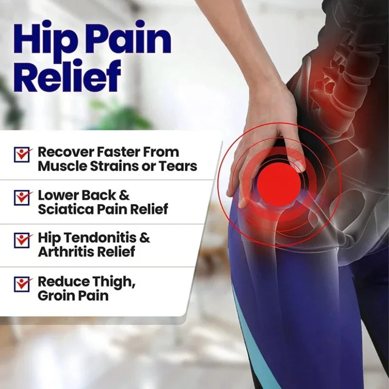 Sciatica Nerve Pain Relief Thigh Compression Brace for Hip Joints Arthritis Groin Wrap Brace Protector Belt Legwarmers New 4