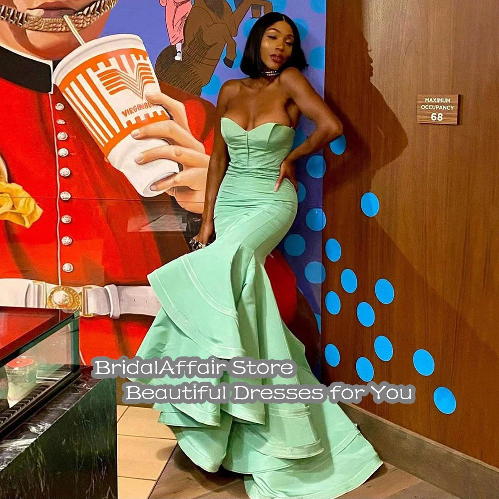 strapless open back dress Wedtrend Women Dark Green Prom Dress A-Line One-Shoulder Long Tulle Party  Dresses – WEDTREND