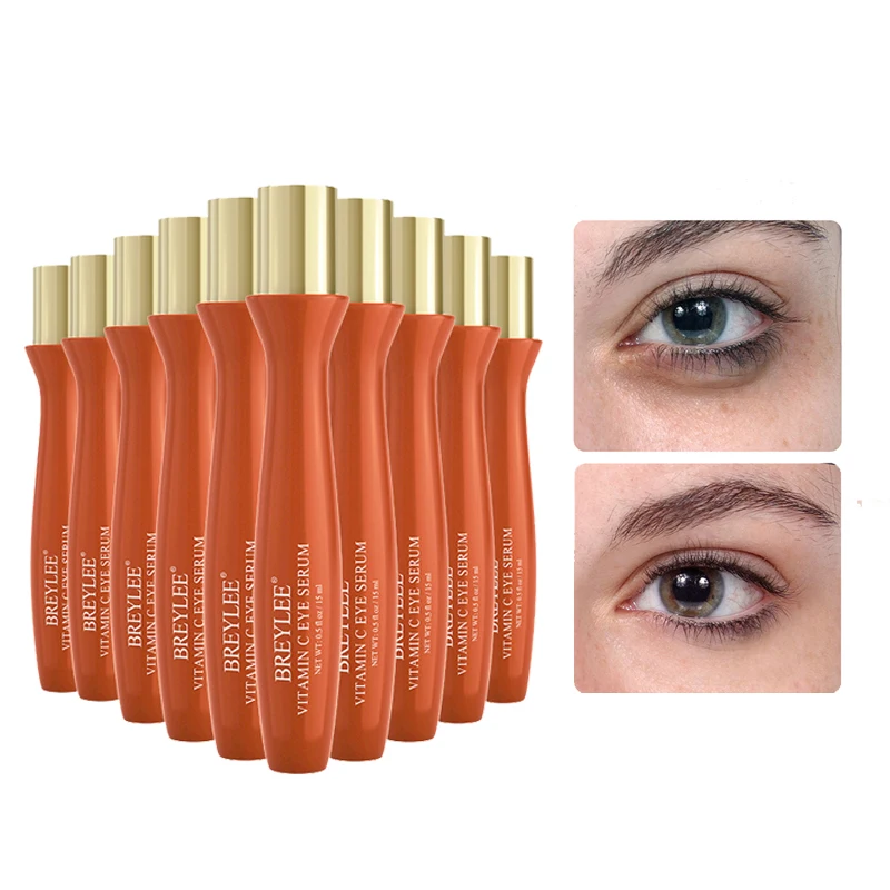 Breylee10pc Vitamin C Eye Roller Massage Serum Whitening Remove Dark Spots Frecles Melanin Anti