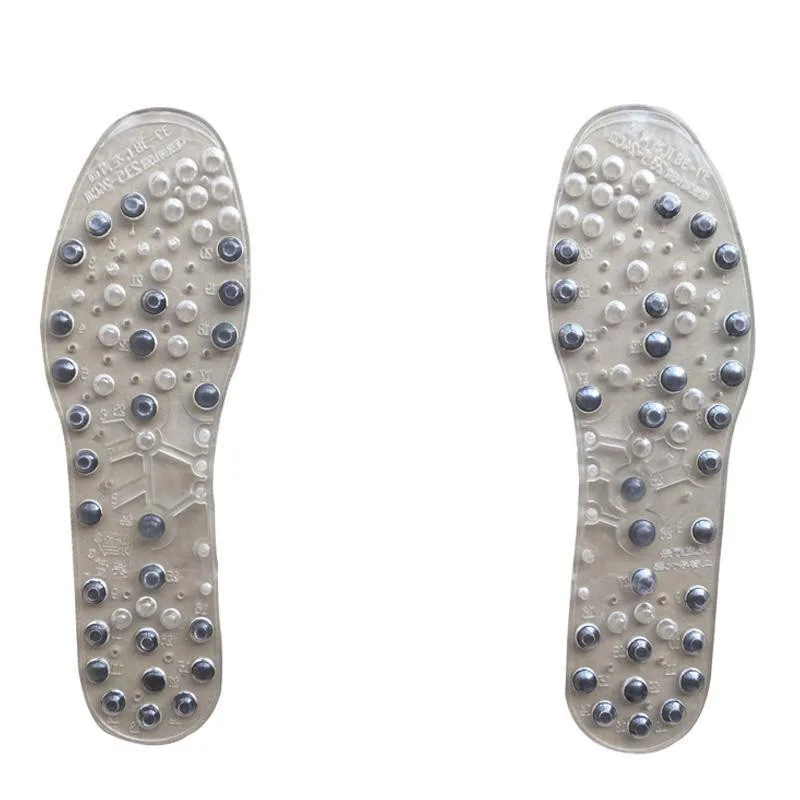 VIP New Unisex Feet Massage Insoles Magnetic Weight Loss Acupressure Slimming Insoles Foot Care Shoe Gel Inserts Insoles 6