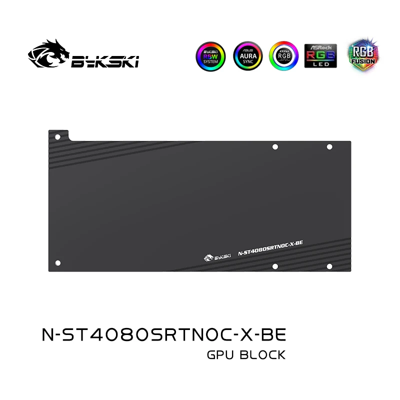 Bykski GPU Wasserkühlungsblock – Für ASUS RTX 4080 TUF/Strix, Mit ARGB LED