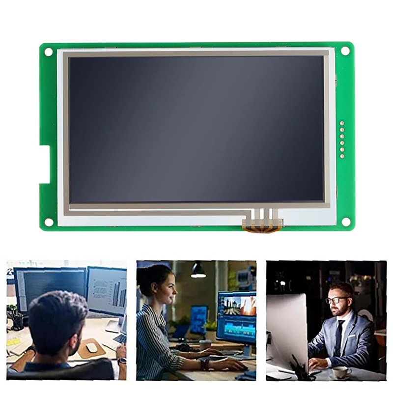 4.3 Inch Color Resistive Touch-Screen 300Nit CR-10S Pro Display For 3D Printer Supports 256 Segments 32Khz 16Bit WAV