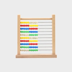 Herramienta de conteo clásica de Ábaco de madera de generación de imaginación, marco de conteo, juguete educativo con cuentas de colores