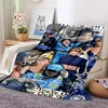 CHECO PEREZ FOR THE Patterned Blanket Star Art Flannel Thin Blanket Portable Home Travel Office Lunch Break Blanket 6