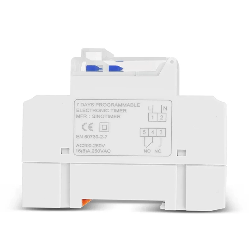 N15R-Programmable Digital Time Switch Relay Timer Control AC 220V 16A Din Rail Mount TM919A Timer Switch