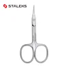 STALEKS SE-22-1Nail Scissors High Quality Stainless Steel Elbow Eyebrow Scissors Exfoliating scissors Trim Nose Hair Makeup Tool 4