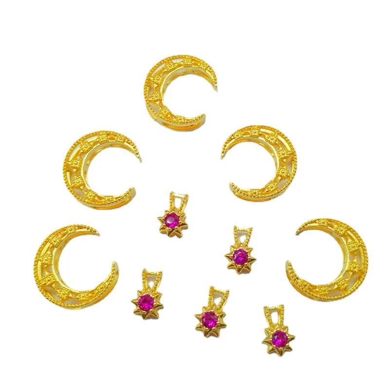 High Quality AU999Neck Jewelry 24k Gold Star Necklace Jewelry Pendant Fashion Women's Gift Womens Solid Gold