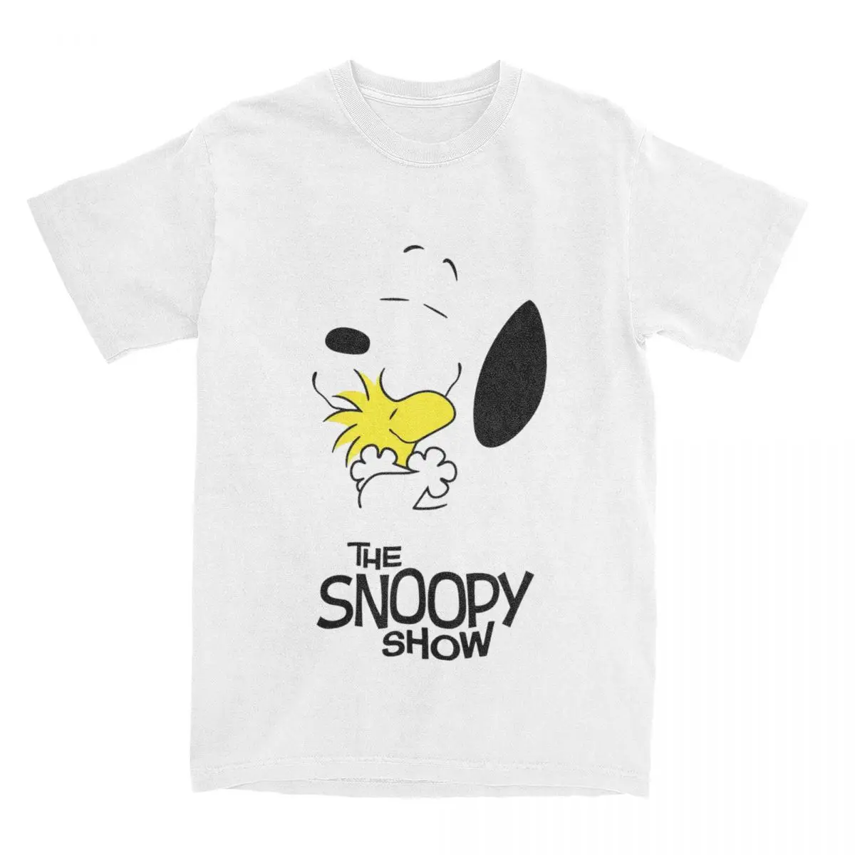 Uomo Donna The Snoopy Show Cartoon Peanuts Anime T Shirt Merch Vintage Pure Cotton Woodstock T Shirt Vestiti Grafica Stampata