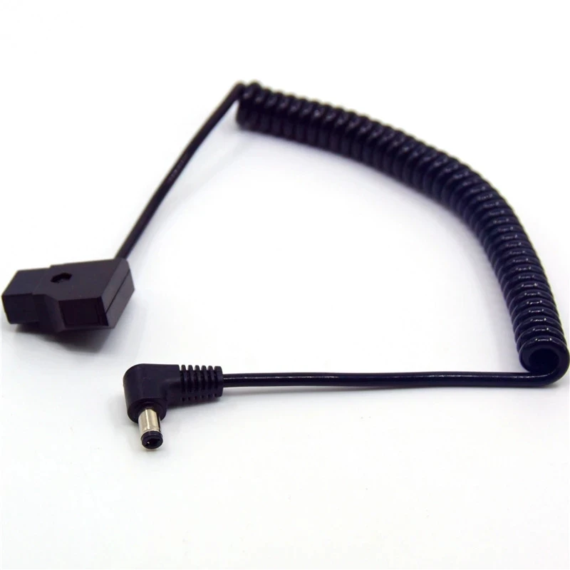 

D-Tap to DC Cable 5.5*2.5mm 2Pin Male Spring Wire for V-Mount Anton Battery Fit Digital Camera