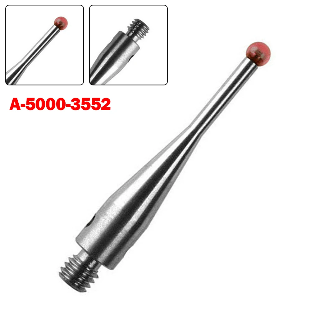 

1pcs Touch Probe Styli M3 Thread 2.0mm Ball Tip 21mm Head Ceramic Styli Rod CMM Tip Probe For A-5000-3552 Measuring Tools