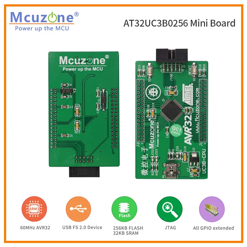 Mini Placa de Desenvolvimento Avr32 Uc3b0256 Avr32 At32uc3b At32uc3 At32uc - Imagem 6