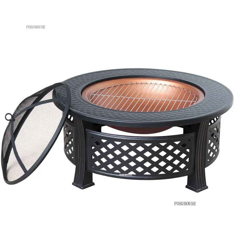 Minimalist Creative Fire Pits for Home Indoor Smokeless Charcoal Fire Pot Multi-purpose Indoor and Outdoor Heating Stove Brazier