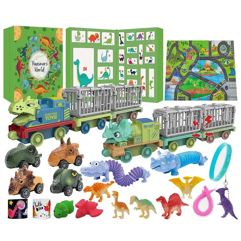 

Dinosaur Theme Christmas Countdown Calendar Dinosaur Advent Christmas Countdown Toys Dinosaur Toys Countdown Calendar Gift For