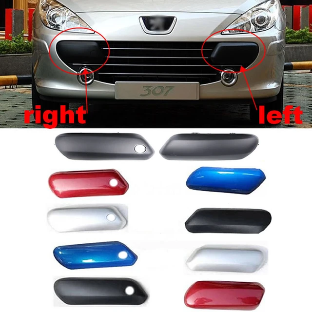 Auto Front stoßstange Anti-Scuff Schutzhülle beide blau Silber grau rot  schwarz für Peugeot 307 2005-2010 - AliExpress