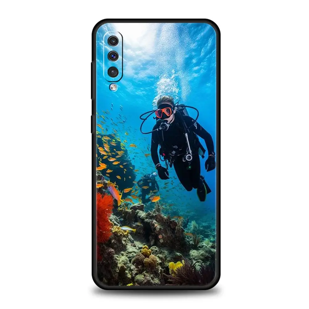 Diver-Themed Protective Phone Case