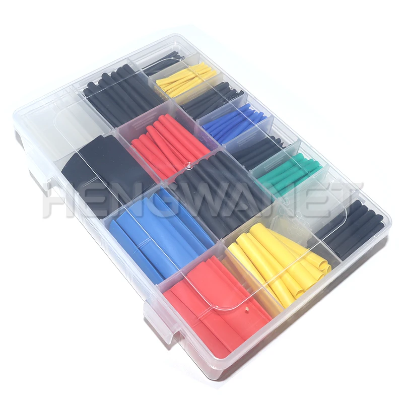 Kit 164pcs Gaine Thermorétractable Noir - Outils Modélisme