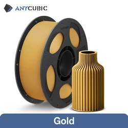 Multicolor PLA Filament 1.75mm, 1kg Roll - Premium 3D Printing Material (Gold)