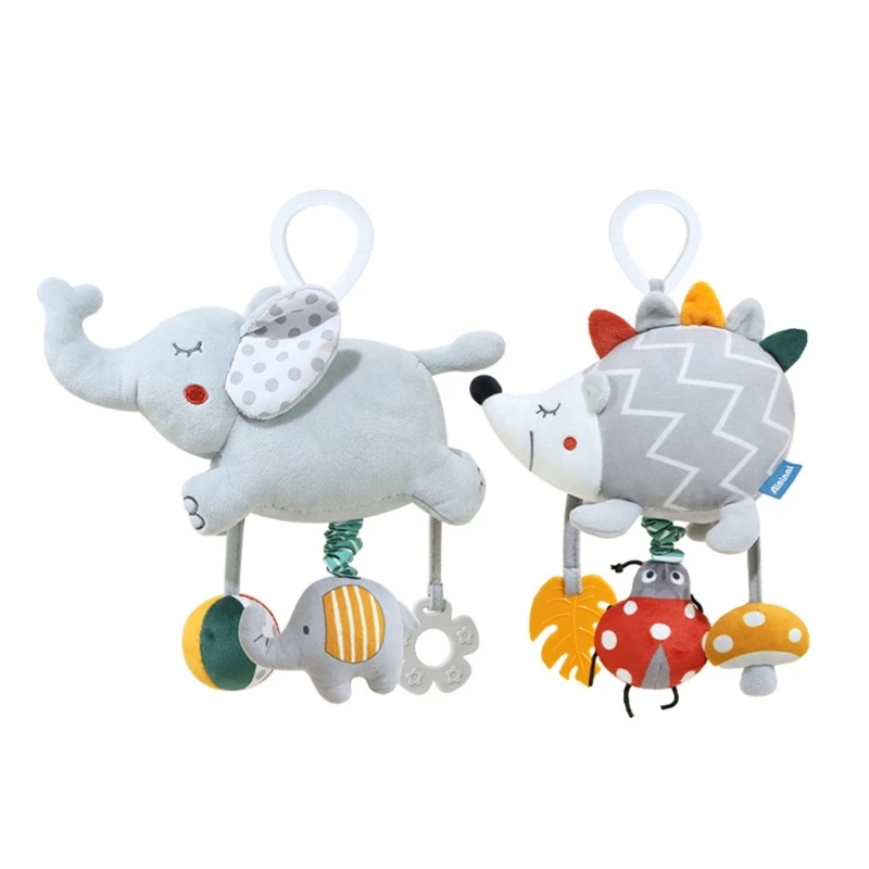 

Baby Stroller Toy Portable Baby Bed Bells Musical Toy Soft Music and Lovely Hanging for Entertainment & Calming