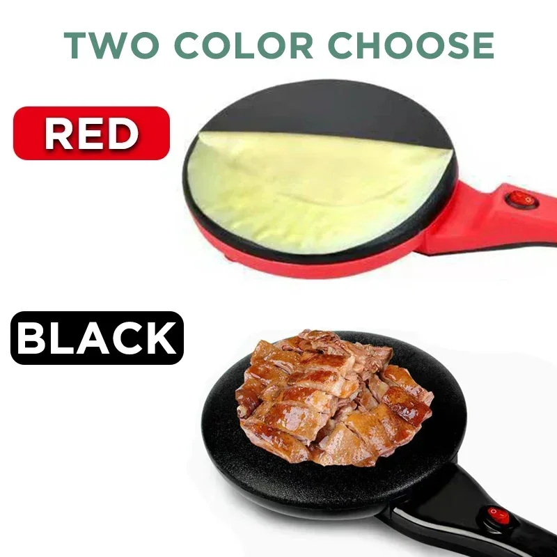 Electric Crepe Maker Pizza Pancake Machine Non-Stick Griddle Baking Pan Cake Machine Kitchen Appliance Cooking Tools 220V