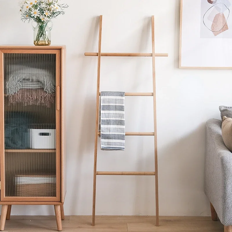 

Simple Wall Coat Rack Multi-layer Floor Storage Shelf Homestay Bathroom Clothes Trapezoidal Storage Shelves