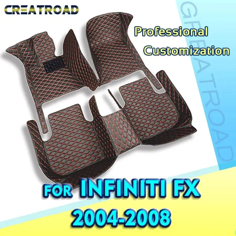 

Автомобильные напольные коврики для Infiniti FX series 2004 2005 2006 2007 2008, индивидуальные автомобильные накладки для ног, чехол для телефона
