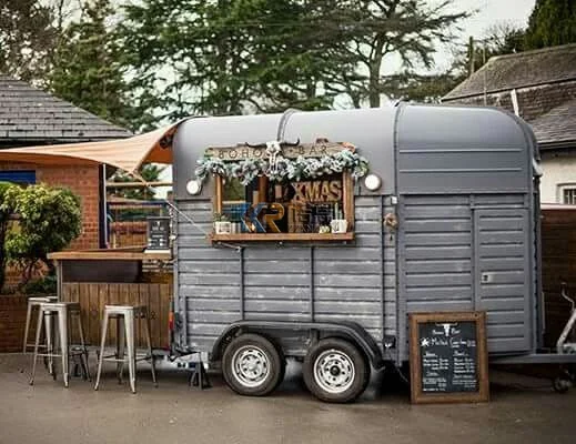 Custom Vintage Bar Box Conversion Horse Trailer