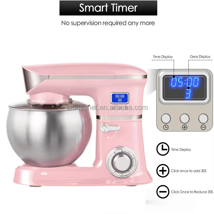 Professional Cake Food Mixer 5L 6L 6.5L 7L Kitchen Flour Stand Mixer Dough Machine Planetary Food Mixers