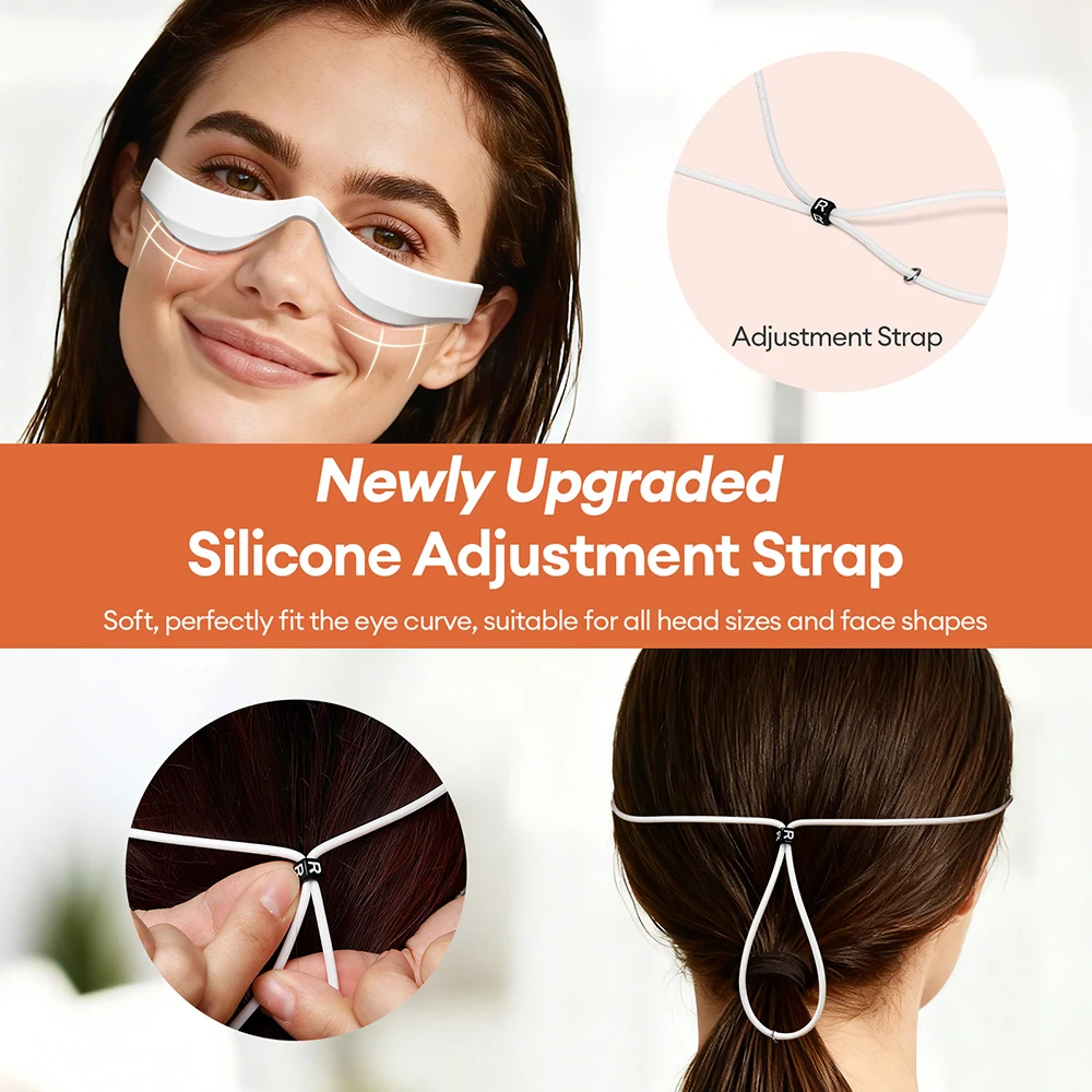 Eye Massager 3D Face Eye Beauty Massager Strap Design Facial Lifting Anti-Wrinkle Lift Face Skin Care Dark Circles Relieves
