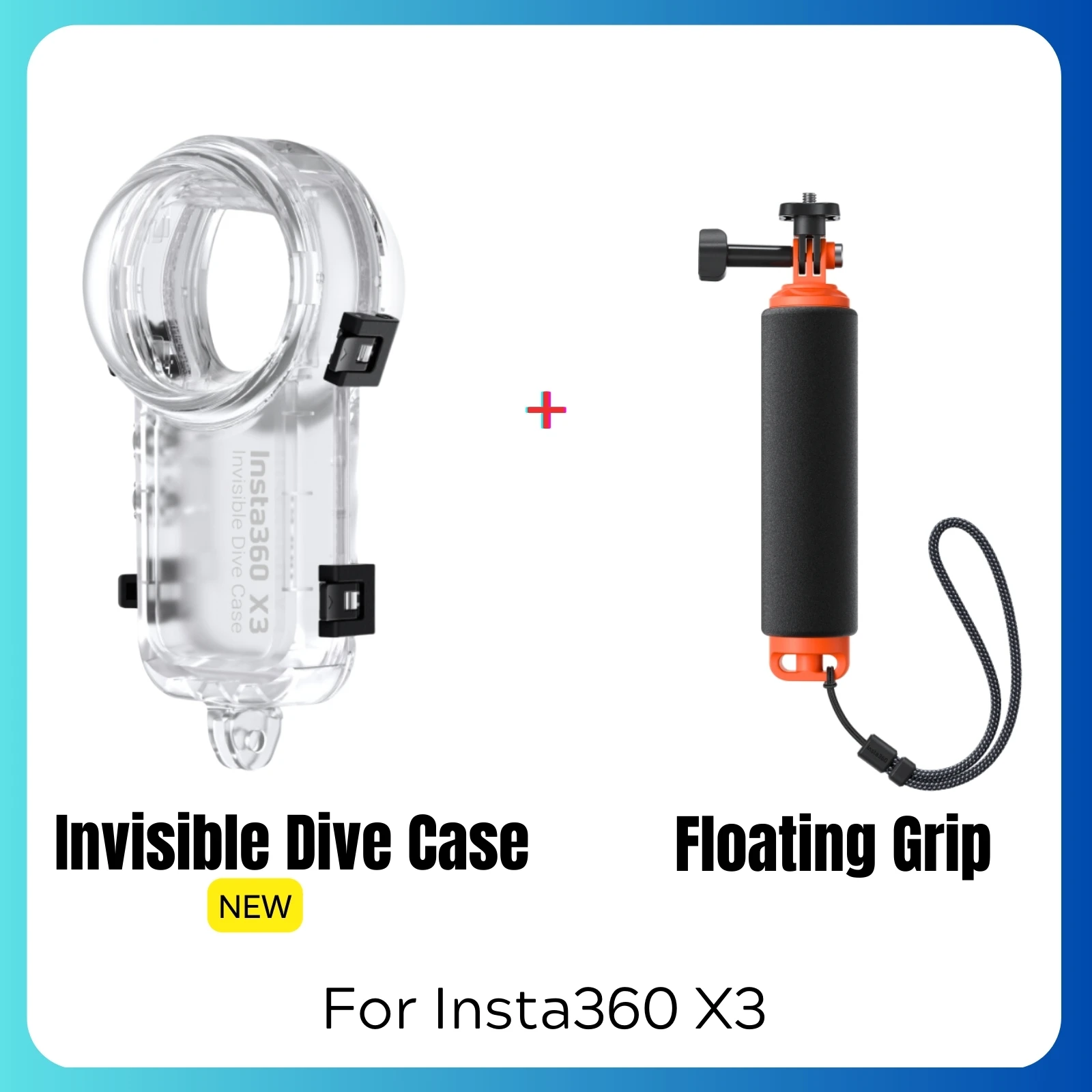 Insta360 X3 Dive Case ＋ Floating Grip Amazon.com : Insta360 X3 Invisible Dive Case : Electronics