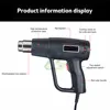 2000W 220V Electric Hot Air Gun Power Tool Heat Gun Variable Temperature Hair Dryer Heater DIY Tool 4