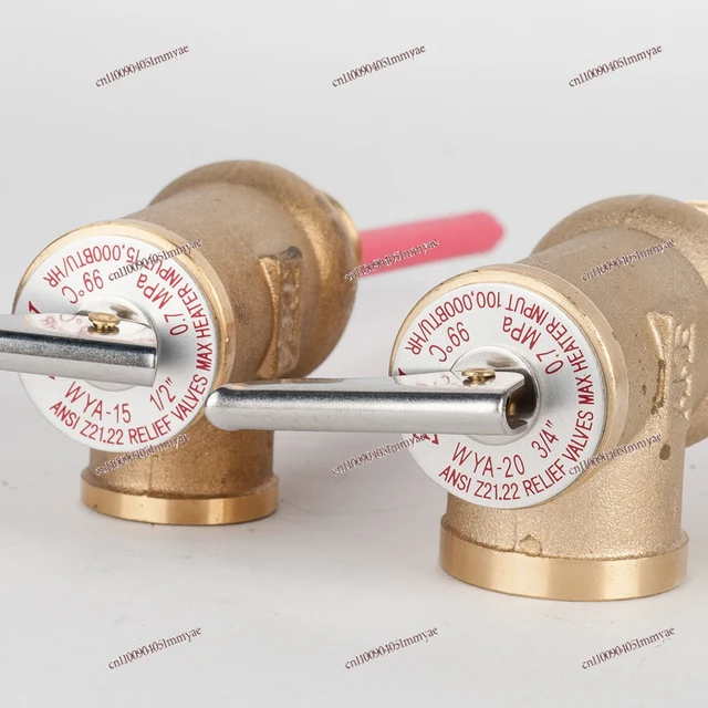 Temperature and Pressure Safety Valve for Pressurized Water Tank of Solar Water Heater 2