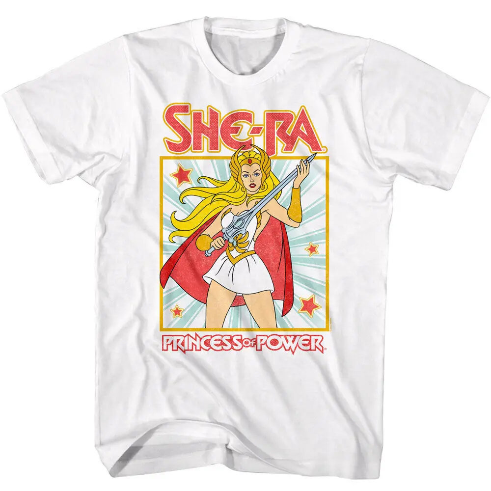 Maglietta Da Uomo She-Ra Star Burst Princess Of Power Masters Of The Universe Rebel