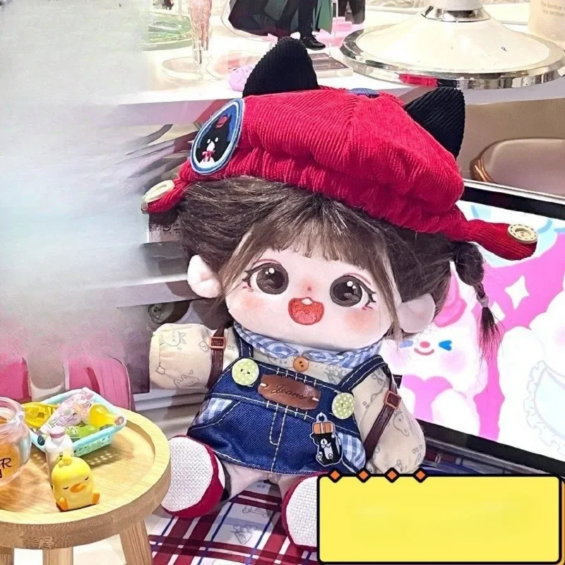 

20cm Kawaii Skeleton Doll Plush Toy Little Halo Cute Star Changeable Clothes Diy Dress Up Dolls Soft Stuffe Children Kids Gifts