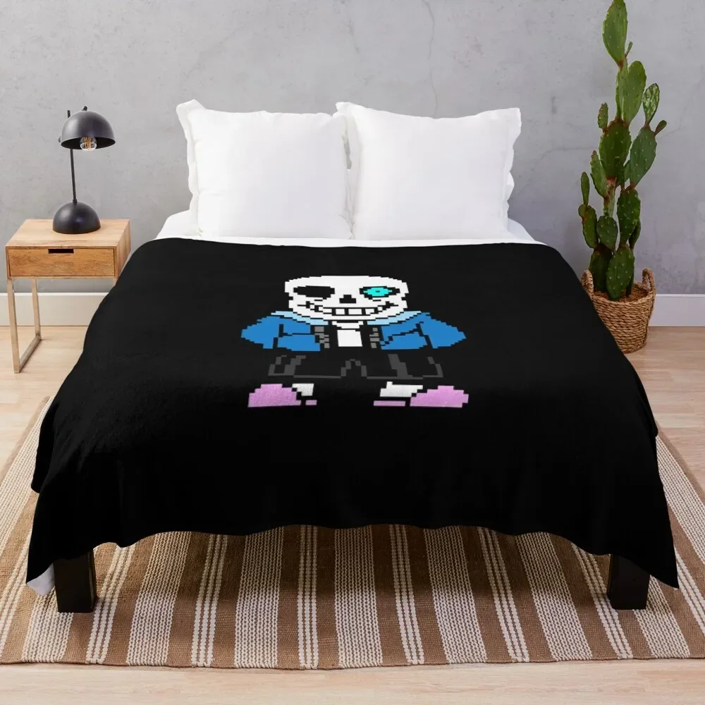 

Sans from Undertale Throw Blanket decorative Single Cute Plush Blankets