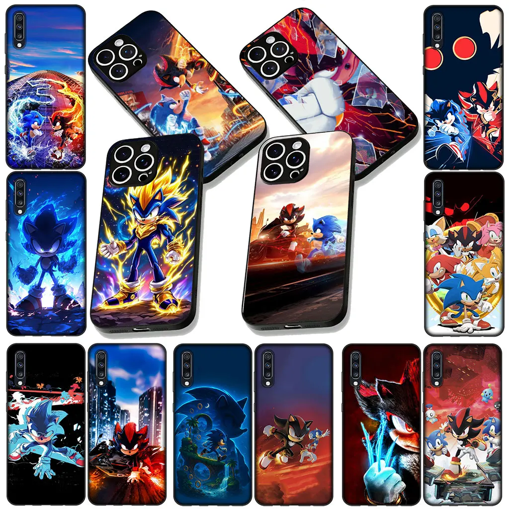 Sonic & Shadow Hedgehog Soft Phone Cover Case