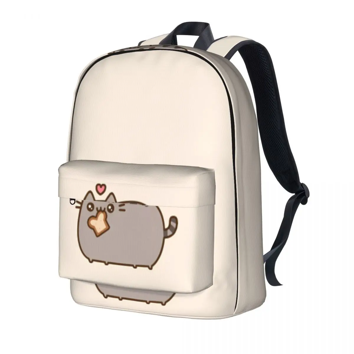 

Рюкзак с принтом толстых кошек, забавные Молодежные уличные рюкзаки из полиэстера с милыми мультяшными животными, дышащие забавные школьные ранцы, рюкзак