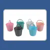 1Pcs Bucket Miniature Model Mini Dollhouse Decorations Ornaments INS Children Beach Small Bucket Kitchen Play House Toys 2