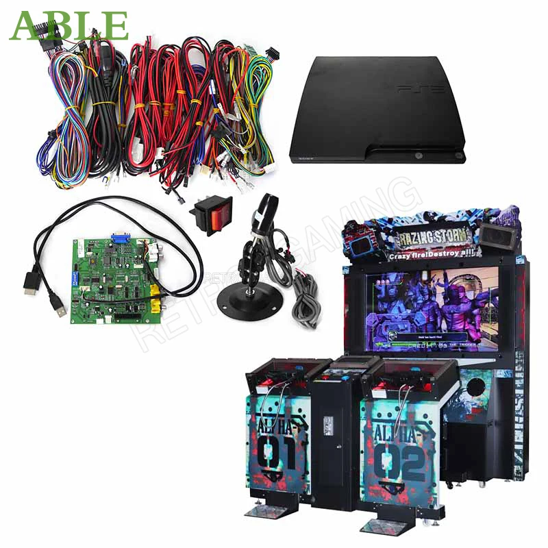 Arcade Razing Storm Shooting Game Simulator Video Arcade Coin Operated Gun Games Machines For Entertainment Equipment Parts arcade razing storm shooting game simulator video arcade coin operated gun games machines for entertainment equipment parts