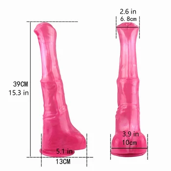 15.3 Inch Horse Dildo Huge Realistic Animal Dildo Adult Sex Toys for Women Anal Dildos Big Gode Horse Dick Big Prostate Massage 2