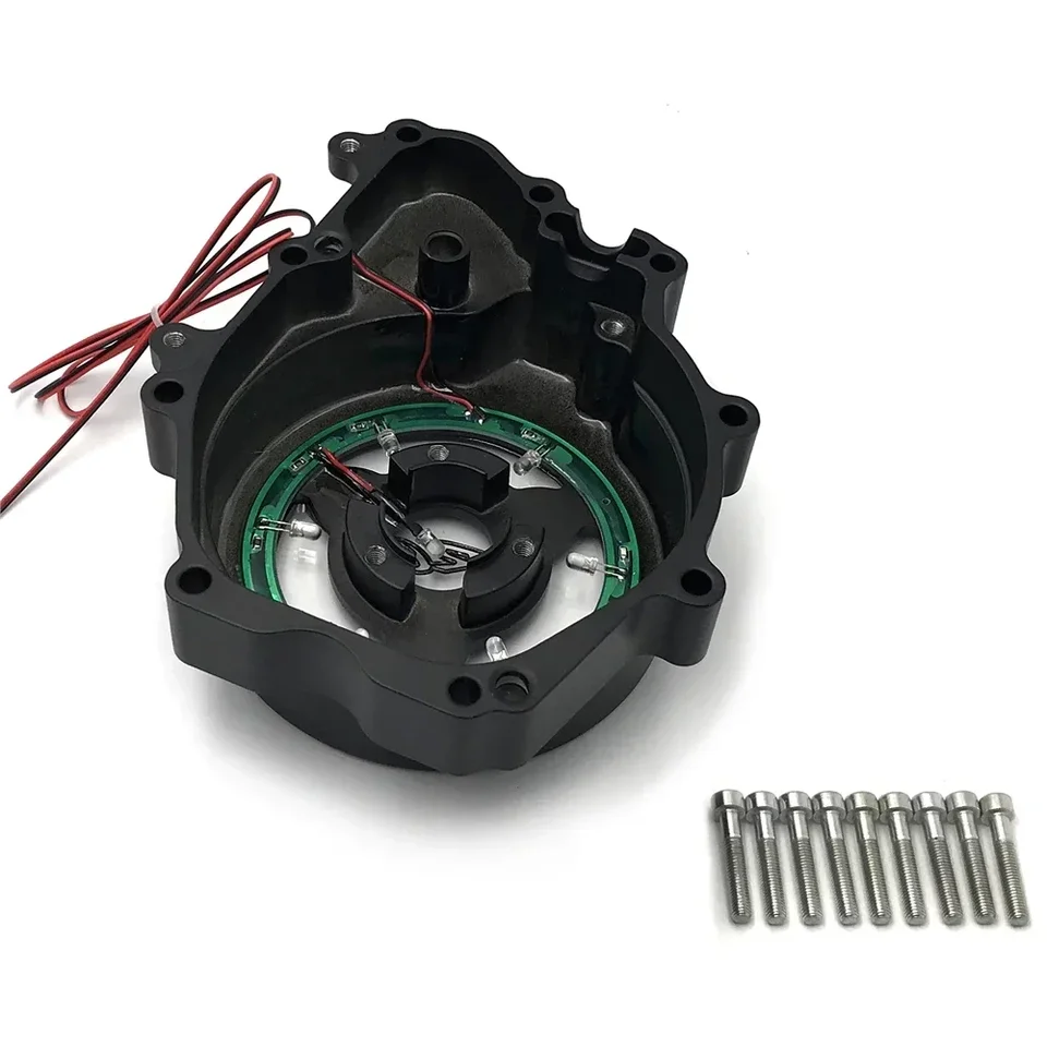 Motorrad Kurbelgehäuseabdeckung Links – Für Yamaha YZF-R6 2003-2005 & YZF-R6S 2006-2010, Aus Aluminium