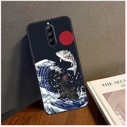 Custodia per telefono con arte delle onde giapponesi - Design elegante con protezione premium