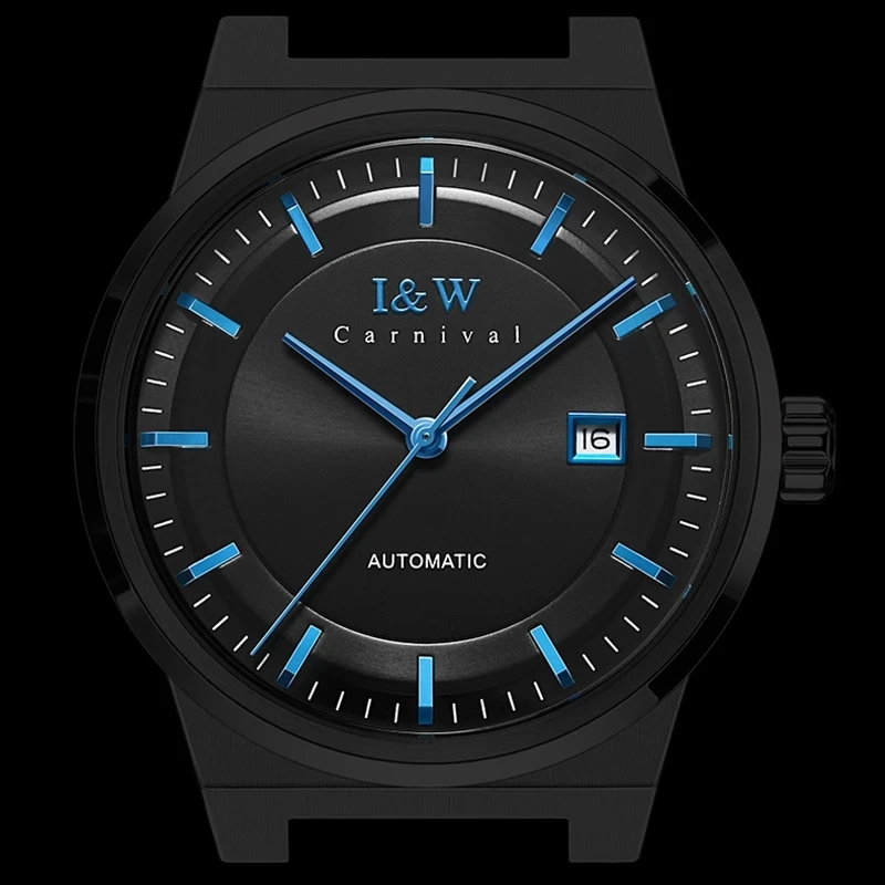 Relogio Masculino CARNIVAL Brand Mechanical Watch For Men Luxury Automatic Business Watches 50M Waterproof Sapphire Clock Reloj