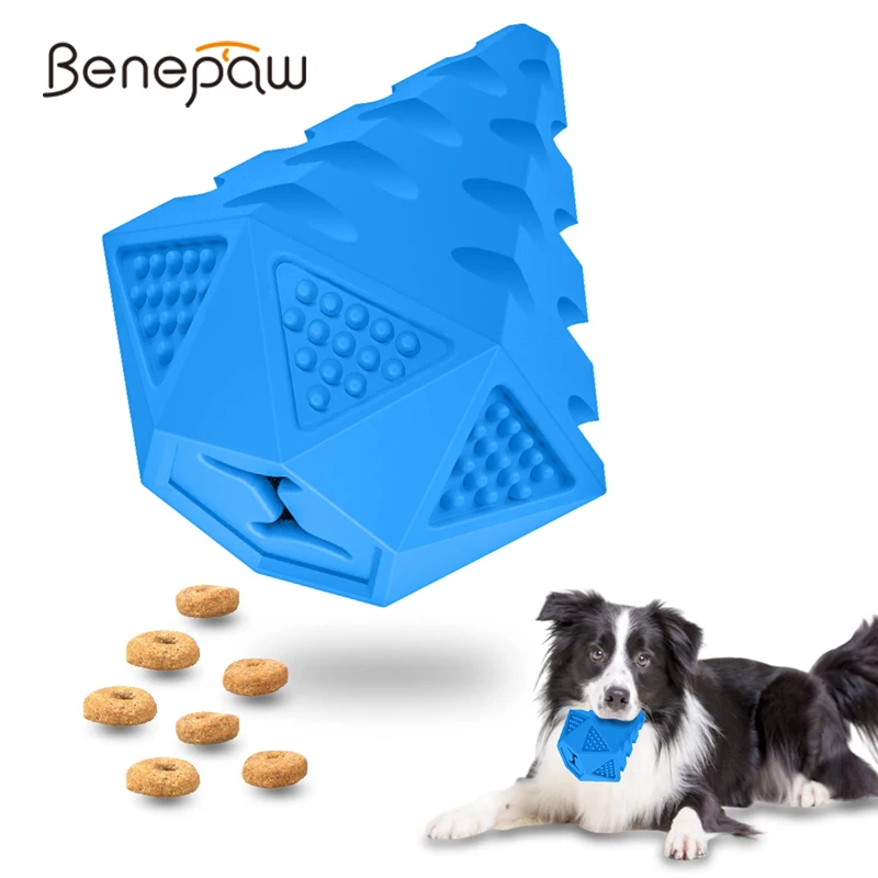 Benepaw Food Dispensing Dog Toys for For Aggressive Chewers Nontxic Natural  Rubber Treat Leaking Pet Toys Puppy Bone Play Game - AliExpress