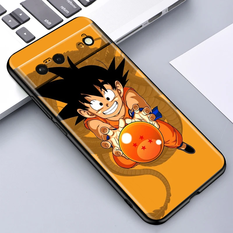 Google-アニメドラゴンボールZ孫悟空携帯電話ケース,スイッチ付きの