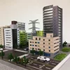 1:300 Scene City Building Sand Table Model Plastic Assembled Diorama Layout 1