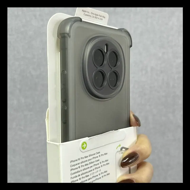 Shockproof Matte Soft Case with Clear Silicone and Candy Color Finish