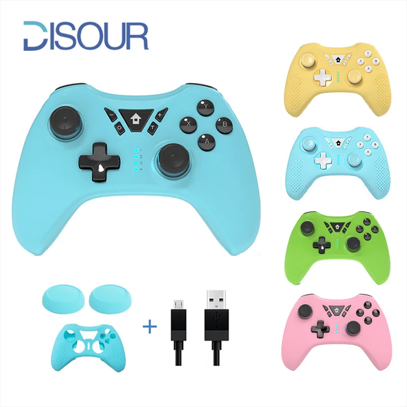 Disour Wireless Bluetooth Game Controller Joystick Gamepad For Switch Pro pc Wireless Joystick 