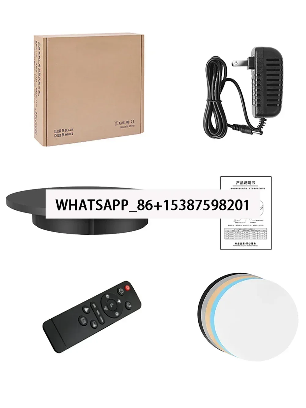 42CM Electric Rotating Turntable 3D Scanning Photography Display Stand Remote Control Speed Direction 360&deg; Rotation Load 150KG