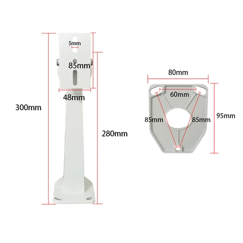CCTV 보안 카메라 벽 마운트 브래킷, 외부 주택용 2
