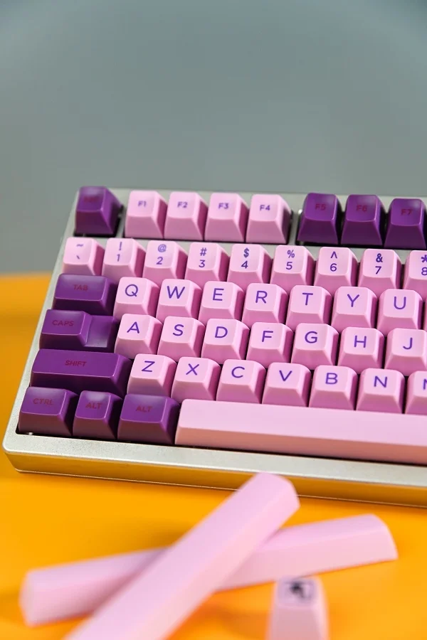 sa perfil keycap duas cores impressão de